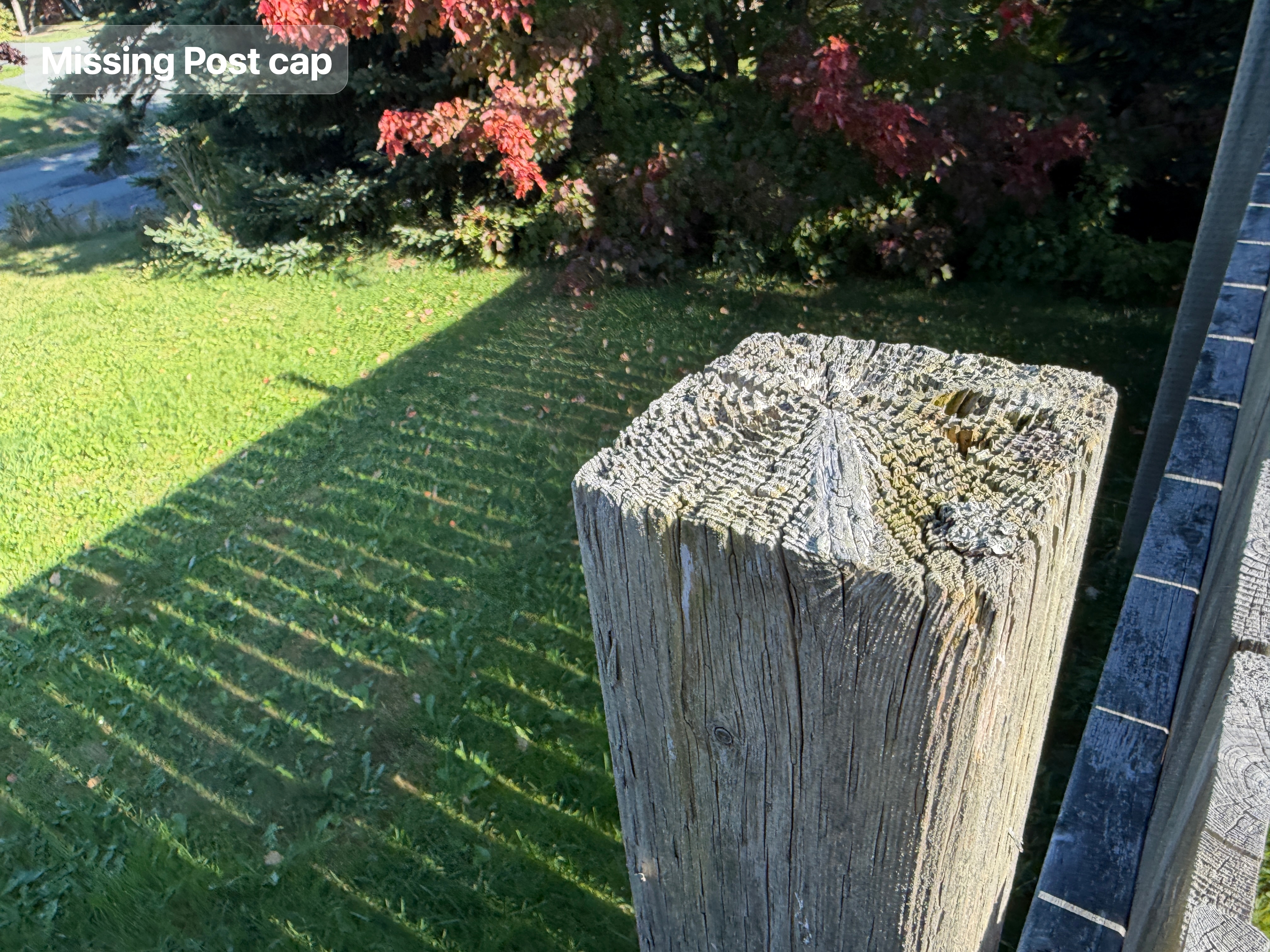 Deck post connection